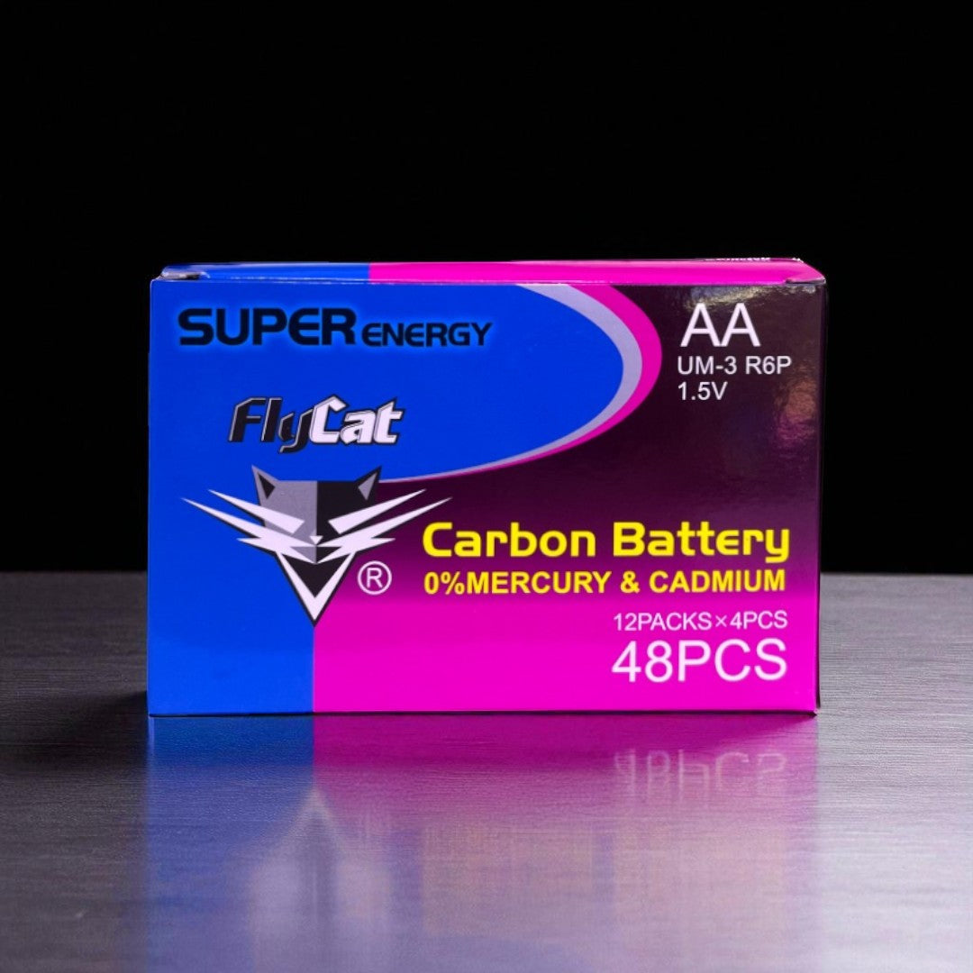 PILAS FLYCAT (AA) CARTÓN X 4 PCS PILAS FLYCAT (AA) CARTÓN X 4 PCS